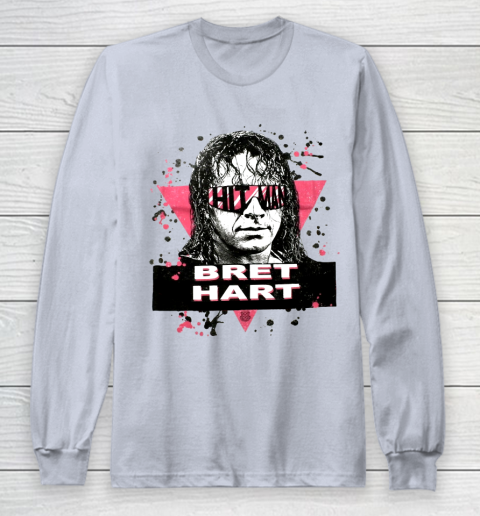 Hit man Bret Hart Hit Man WWE for fans and lovers Long Sleeve T-Shirt 4