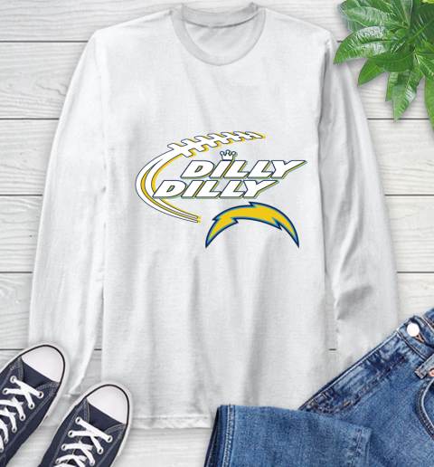 NFL Los Angeles Chargers Dilly Dilly Football Sports Long Sleeve T-Shirt
