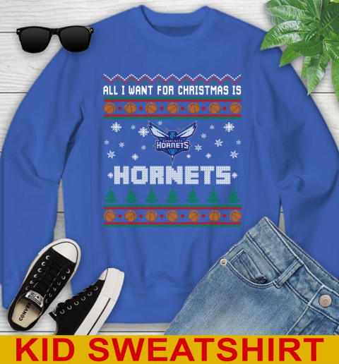 NBA Basketball All I Want For Christmas Is Charlotte Hornets 114