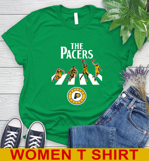 NBA Basketball Indiana Pacers The Beatles Rock Band Shirt Women's T-Shirt 7