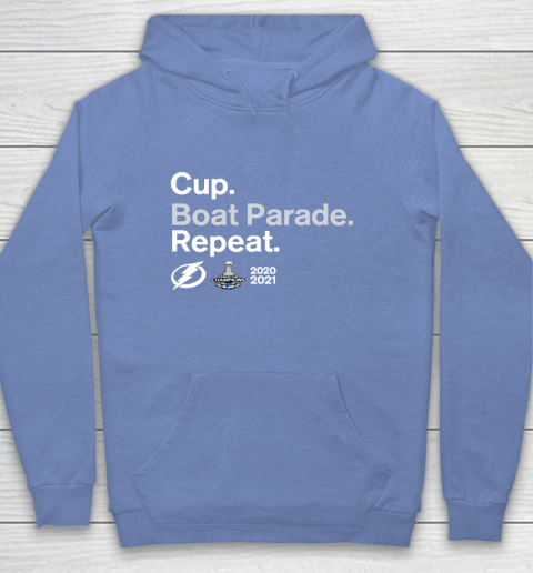 Cup Boat Parade Repeat Tampa bay Lightnings Stanley Hockey 2021 Youth Hoodie 8