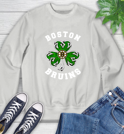 NHL Boston Bruins Three Leaf Clover St Patrick's Day Hockey Sports