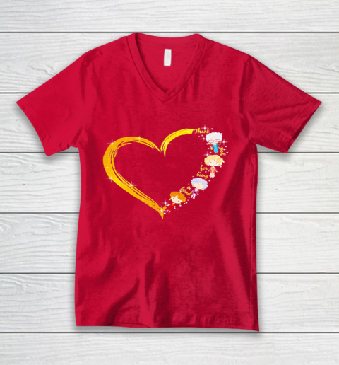 Heart The Golden Girls Thank you for being a friend V-Neck T-Shirt 6