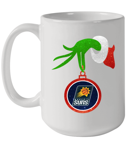 Phoenix Suns Grinch Merry Christmas NBA Basketball Ceramic Mug 15oz