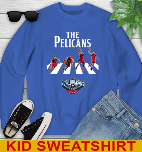 NBA Basketball New Orleans Pelicans The Beatles Rock Band Shirt Youth Sweatshirt 6