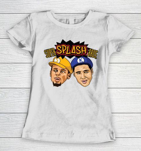 Steph Curry Klay Thompson Super Splash Bros Women's T-Shirt