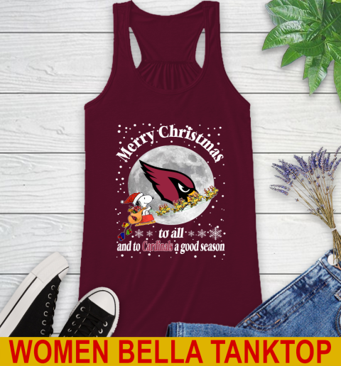 Arizona Cardinals Merry Christmas To All And To Cardinals A Good Season NFL Football Sports Racerback Tank 2