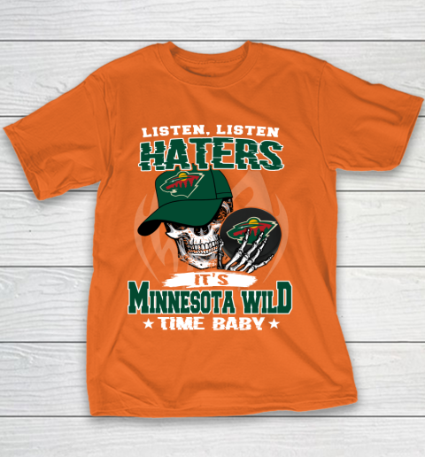 Listen Haters It is WILD Time Baby NHL Youth T-Shirt 4