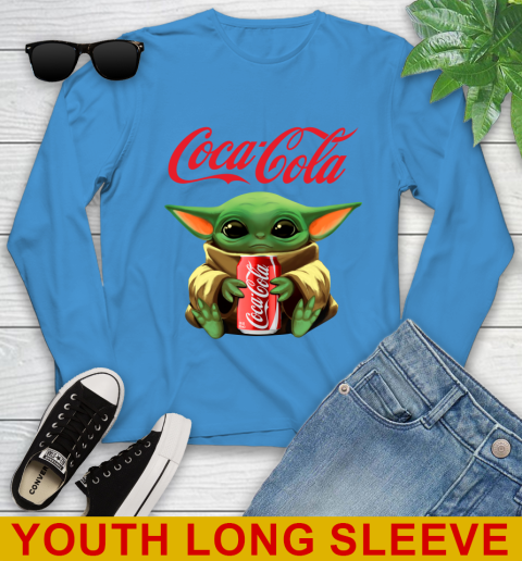 Star Wars Baby Yoda Hugs Coca Cola Soft Drink Shirt 129