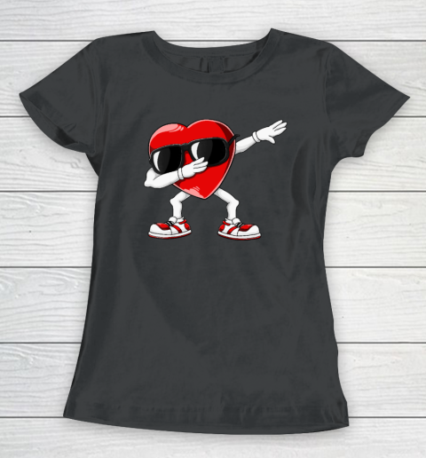Dabbing Heart Funny Gifts Mens Kids Boys Valentines Day Women's T-Shirt