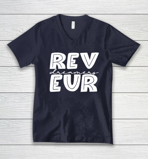 Reveur House of Dreamers, RCA Houses, Dreamer School Spirit V-Neck T-Shirt 2