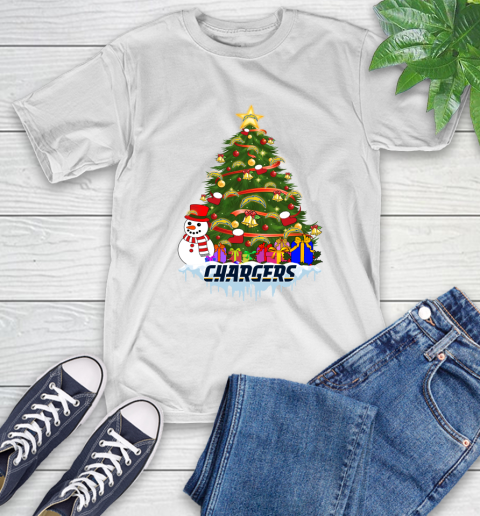 Los Angeles Chargers Merry Christmas NFL Football Sports T-Shirt