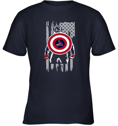 St.Louis Cardinals Captain America Marvel Flag - Rookbrand