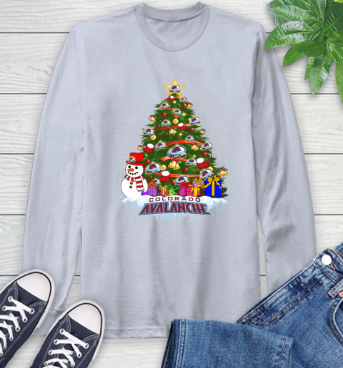 Colorado Avalanche Merry Christmas NHL Hockey Sports Long Sleeve T-Shirt 6