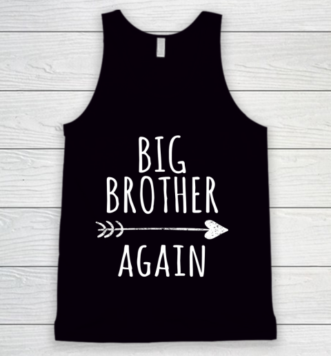 Big Brother Again for Boys with Arrow and Heart Tank Top