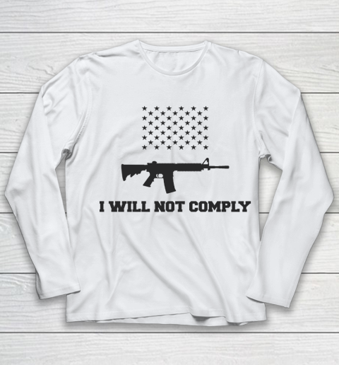 I Will Not Comply Youth Long Sleeve