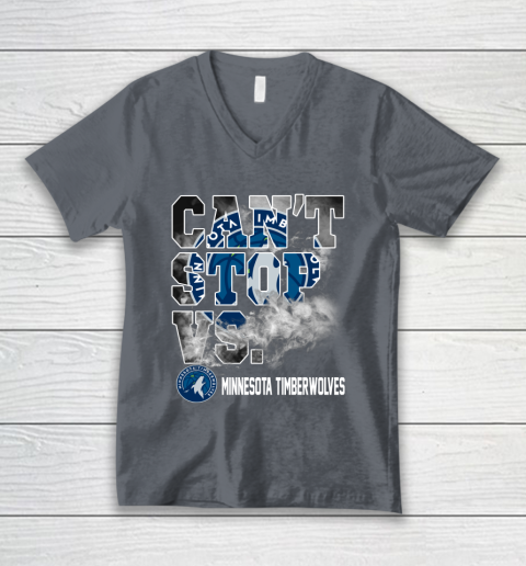 NBA Minnesota Timberwolves Basketball Can't Stop Vs V-Neck T-Shirt 4