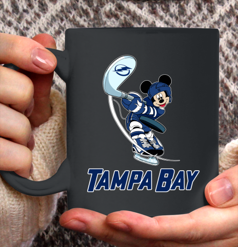 NHL Hockey Tampa Bay Lightning Cheerful Mickey Mouse Shirt Ceramic Mug 15oz