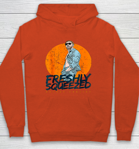 Wrestling Freshly Squeezed Orange Cassidy AEW Wrestler Youth Hoodie 3