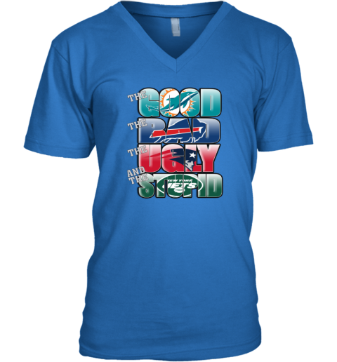 Miami Dolphins Womens V Neck T-Shirt Casual Football Short Sleeve