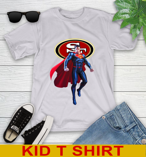 NFL Superman DC Sports Football San Francisco 49ers Youth T-Shirt 5
