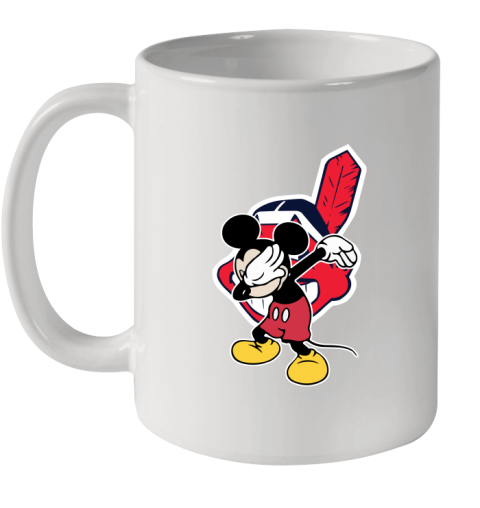 Cleveland Indians MLB Baseball Dabbing Mickey Disney Sports Ceramic Mug 11oz