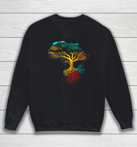 Black History Month  African American Ancestors' Roots Sweatshirt