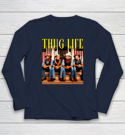 Thug Life Trump Vance Kennedy Elon Long Sleeve T-Shirt 2