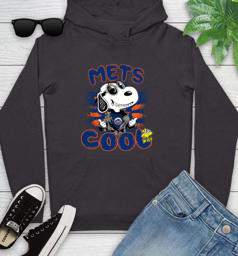 MLB Baseball New York Mets Cool Snoopy Shirt Youth Hoodie 6