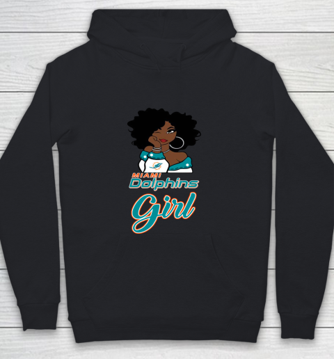 Miami Dolphins Girl NFL Youth Hoodie