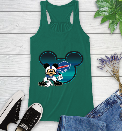NFL Buffalo Bills Mickey Mouse Disney Football T Shirt Racerback Tank 7