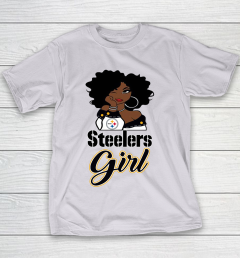 Pittsburgh Steelers Girl NFL Youth T-Shirt 5
