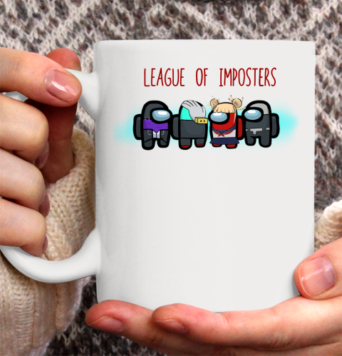 Among Us Shirt League of Imposters Ceramic Mug 11oz