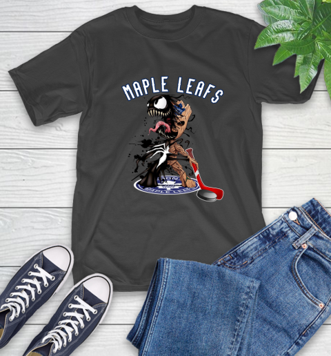 NHL Toronto Maple Leafs Hockey Venom Groot Guardians Of The Galaxy T-Shirt 2