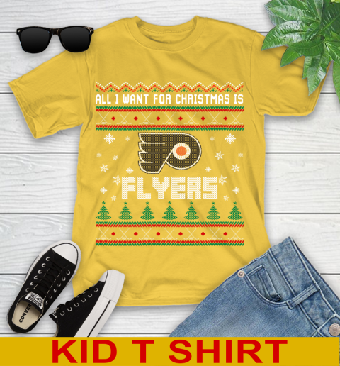 Philadelphia Flyers NHL Hockey All I Want For Christmas Is My Team Sports 105