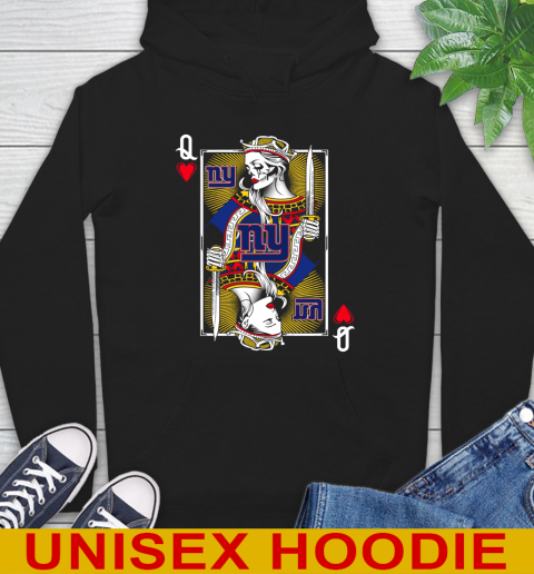 NFL Football New York Giants The Queen Of Hearts Card Shirt Hoodie