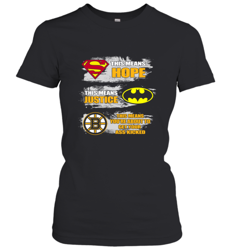 Boston Bruins Kick Your Ass Women's T-Shirt