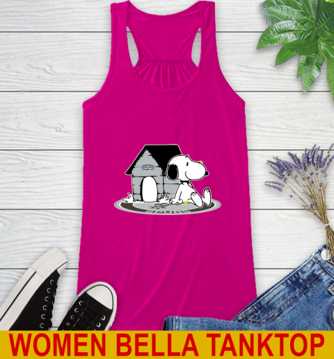 NBA Basketball San Antonio Spurs Snoopy The Peanuts Movie Shirt Racerback Tank 8