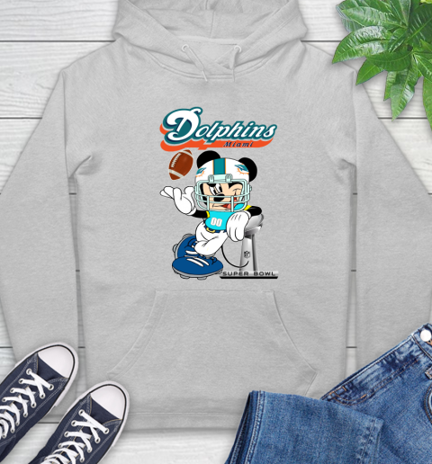 NFL Miami Dolphins Mickey Mouse Disney Super Bowl Football T Shirt Hoodie 6