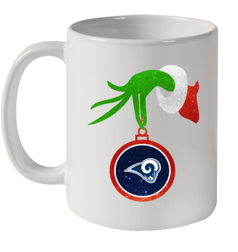 Los Angeles Rams Grinch Merry Christmas NFL Football Ceramic Mug 11oz