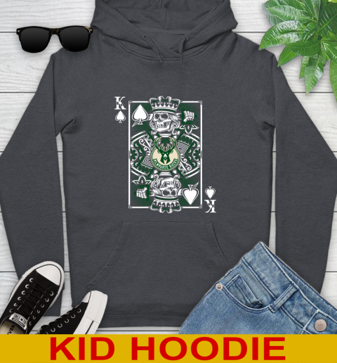 Milwaukee Bucks NBA Basketball The King Of Spades Death Cards Shirt Youth Hoodie 10 Milwaukee Bucks NBA Basketball The King Of Spades Death Cards Shirt Youth Hoodie - Image 10
