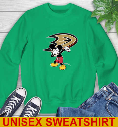Anaheim Ducks NHL Hockey Dabbing Mickey Disney Sports Sweatshirt 6