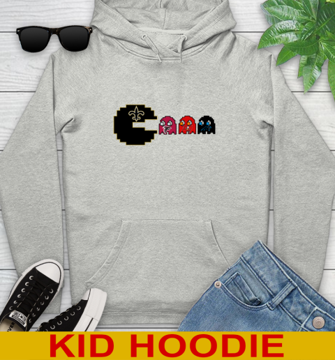 New Orleans Saints NFL Football Pac Man Champion Youth Hoodie