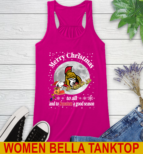 Ottawa Senators Merry Christmas To All And To Senators A Good Season NHL Hockey Sports Racerback Tank 6