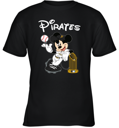 Pittsburgh Pirates Mickey Taking The Trophy MLB 2019 Youth T-Shirt