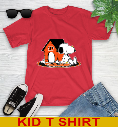 NFL Football Cincinnati Bengals Snoopy The Peanuts Movie Shirt Youth T-Shirt 10