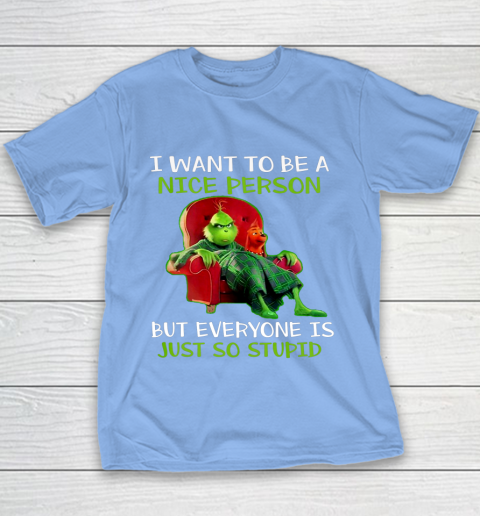 Tee Christmas Grinch Xmas funny quotes Youth T-Shirt 8