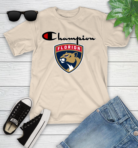 NHL Hockey Florida Panthers Champion Shirt Youth T-Shirt 9