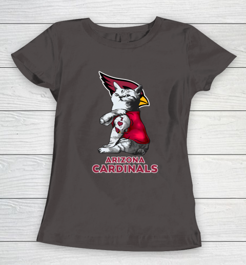 NFL Football My Cat Loves Arizona Cardinals Women's T-Shirt 7