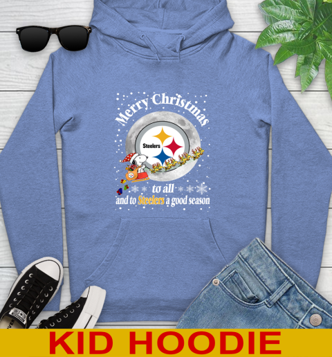 Pittsburgh Steelers Merry Christmas To All And To Steelers A Good Season NFL Football Sports Youth Hoodie 12
